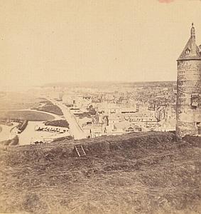 Dieppe France Old Aleo & Davanne stereo Photo 1870