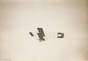 Farman plane Reims Early Aviation Old Photo 1909