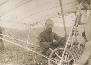Santos Dumont Demoiselle Early Aviation Old Photo 1909