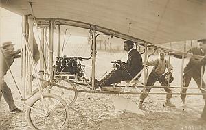 Bleriot XII Monoplane Early Aviation Old Photo 1909