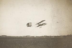 Delagrange Plane n3 Reims Early Aviation Old Photo 1909