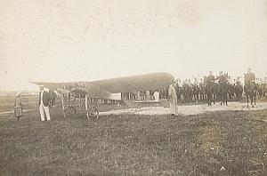 Delagrange Plane Reims Early Aviation Old Photo 1909