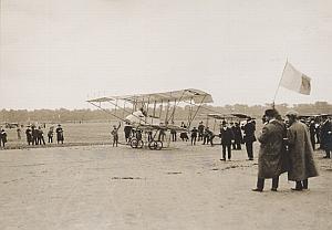 Tetard Biplan Bristol Vincennes Aviation old Photo 1911