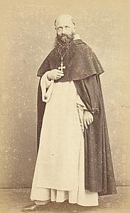 RP Leon Missionary Priest Old CDV Franck Photo 1870