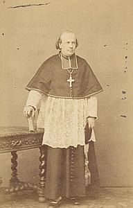 Mgr Thomas French Bishop Old CDV Franck Photo 1870