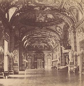 Senat Imperial Trone Paris France Old Stereo Photo 1870