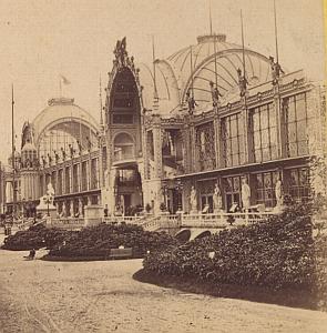 Champs de Mars Place Paris France Old Stereo Photo 1870