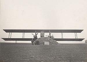 Giant Biplane World Record 6000kg old Photo 1930