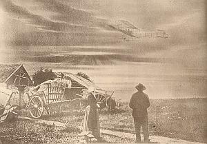 Aviation Pioneer Pictorialist Photomontage Branger 1910