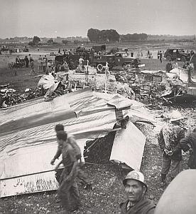 Morocco Casablanca Douglas Plane Crash Old Photo 1950