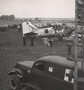 Morocco Casablanca Douglas Plane Crash Old Photo 1950