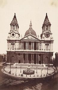 St Pauls Cathedral London United Kingdom Old Photo 1880