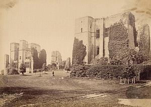 Warwick Castle United Kingdom Old Bedford Photo 1880