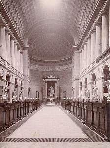 Copenhagen Vor Frue Kirke Church Interior Denmark Old Photo 1880