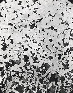 Metallography Iron Steel Study France Micrograph Abstract Photo 1960