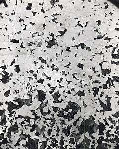 Metallography Iron Steel Study France Micrograph Abstract Photo 1960