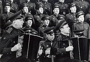 Military Orchestra Choir France Old Photo Pic 1960