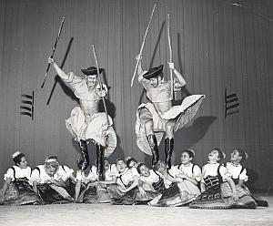 Hungary Ballet Folk Dance Photo Lipnitzki 1960