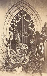 Crypte de Farnborough Napoléon III Second Empire CDV Photo 1873