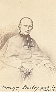 Monseigneur Darboy Grand Aumonier de Napoléon III Second Empire CDV Photo 1869