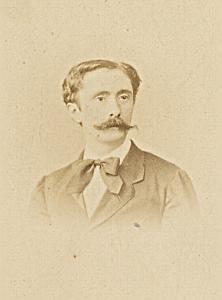 Prince Stanislas Poniatowski Ecuyer de Napoléon III Second Empire CDV Photo Autographe 1868