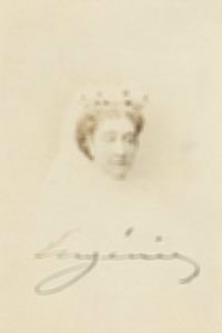 Imperatrice Eugenie Second Empire CDV Photo Autographe 1869