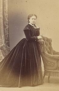 Comtesse de Lourmel Dame du Palais Imperatrice Eugenie CDV Photo Autographe 1869