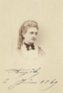 Vicomtesse Angele Marion Dame d Honneur Imperatrice Eugenie CDV Photo Autographe 1869