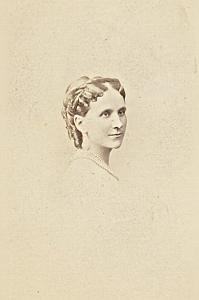 Peppa Naro Femme de Chambre Imperatrice Eugenie CDV Photo Autographe 1869