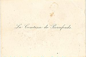 Comtesse de Pierrefonds Imperatrice Eugenie Carte de Visite 1875