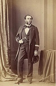 Charles Duperre Aide de Camp du Prince Imperial CDV Photo 1868
