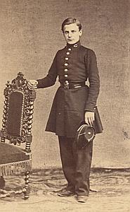 Paul frere de Florina Redel Duruy Gouvernante des Enfants de la Duchesse d Albe CDV Photo 1869