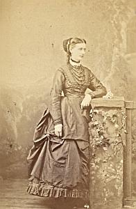 Leontine soeur de Florina Redel Duruy Gouvernante des Enfants de la Duchesse d Albe CDV Photo 1869