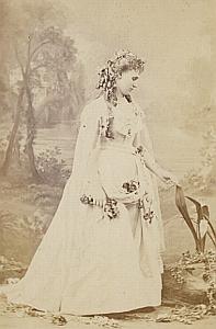 Cantatrice Opera Christine Nilsson CDV Photo 1868