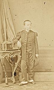 Georges fils du General Brice CDV Photo Lejeune 1872