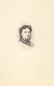 Madame Elisa Besson Ledru CDV Photo Sauvager 1869