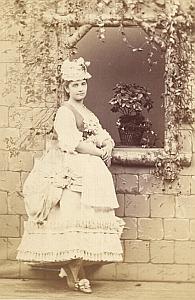 Comtesse de Pourtales Amie de l'Imperatrice Eugenie CDV Photo Lejeune 1869