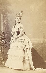 Comtesse de Pourtales Amie de l'Imperatrice Eugenie CDV Photo Lejeune 1869