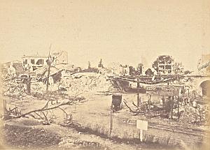 Auteuil Station Destruction Commune Paris Photo 1871