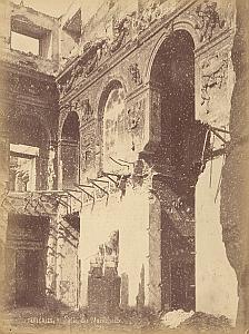 Tuileries Palace Destruction Commune Paris Photo 1871