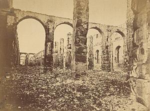 la Villette Destruction Commune Paris Old Photo 1871