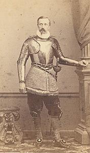 Swiss Guards Pontifical Army Old CDV Photo 1865