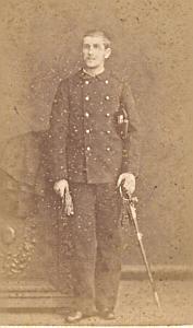 Marine Second Empire Army France Old CDV Photo 1865