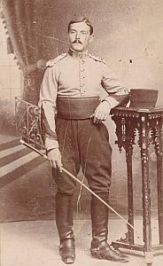 Soldier Military Army Tlemcen France Old CDV Photo 1900