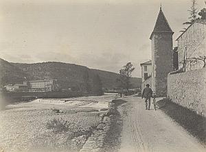Bort les Orgues Dordogne France Old Photo 1920 Later Print