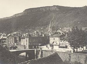 Bort les Orgues Dordogne France Old Photo 1920 Later Print