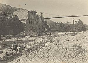 Bort les Orgues Dordogne France Old Photo 1920 Later Print