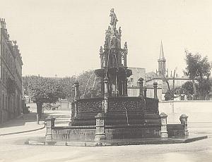 Clermont Ferrand Amboise Fountain France Old Photo 1920 Later Print