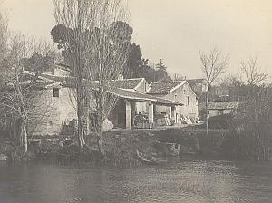Castelnau Old Watermill France Old Photo 1920 Later Print