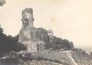 Tournoel Castle Puy de Dome France Old Photo 1920 Later Print